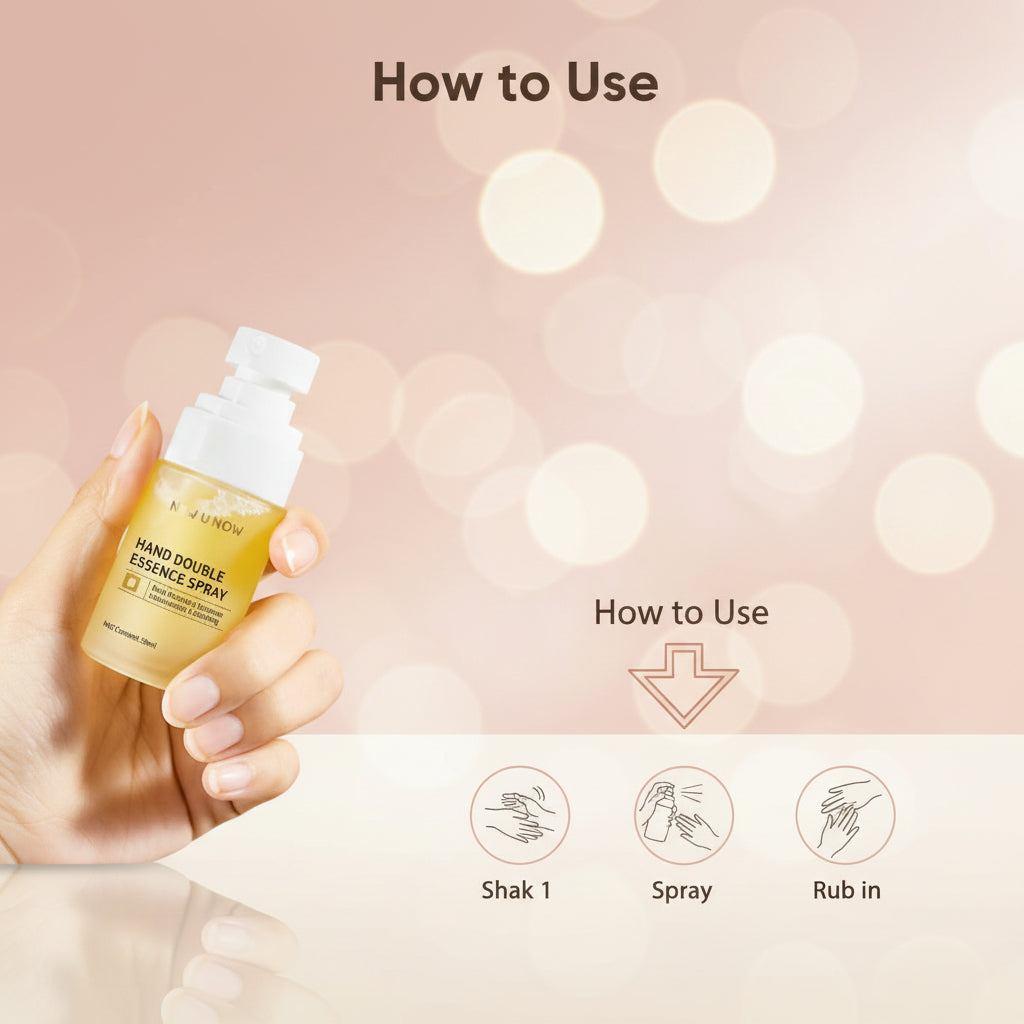 30ml hydrating hand care spray with a lightweight water-oil formula.