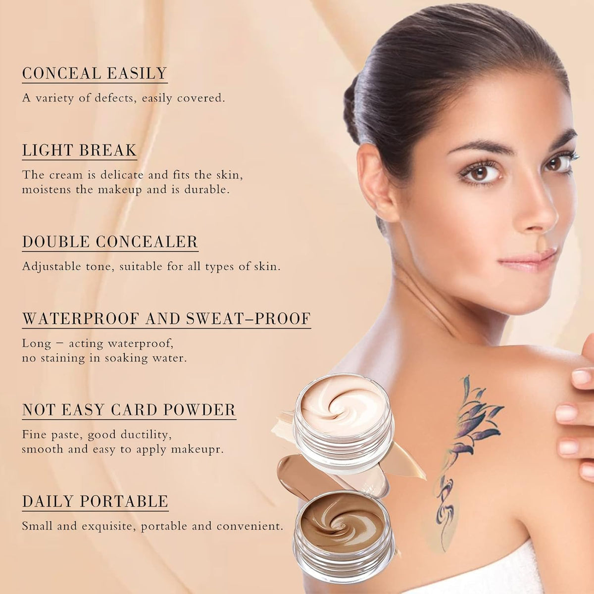 Blendable Body and Face Concealer