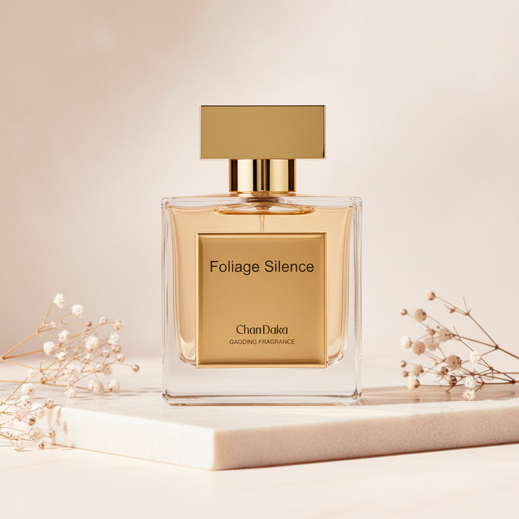 Foliage Silence Eau de Parfum 50ml with fruity floral fragrance and bright orange notes
